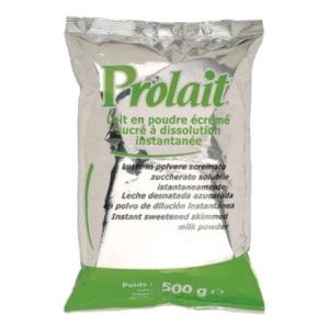 Lait écrémé en poudre sucré Prolait Vert - 500 g